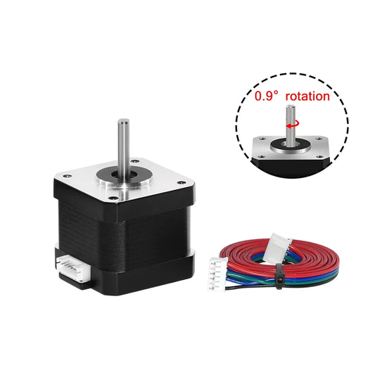 Custom 1pcs Nema17 Stepper Motor 0.9 Degree 280 mN.m/57g.cm 1.3A Nema 17HS4401S 4-lead Nema17 Step Motor DIY CNC For 3D Printer Manufacturer
