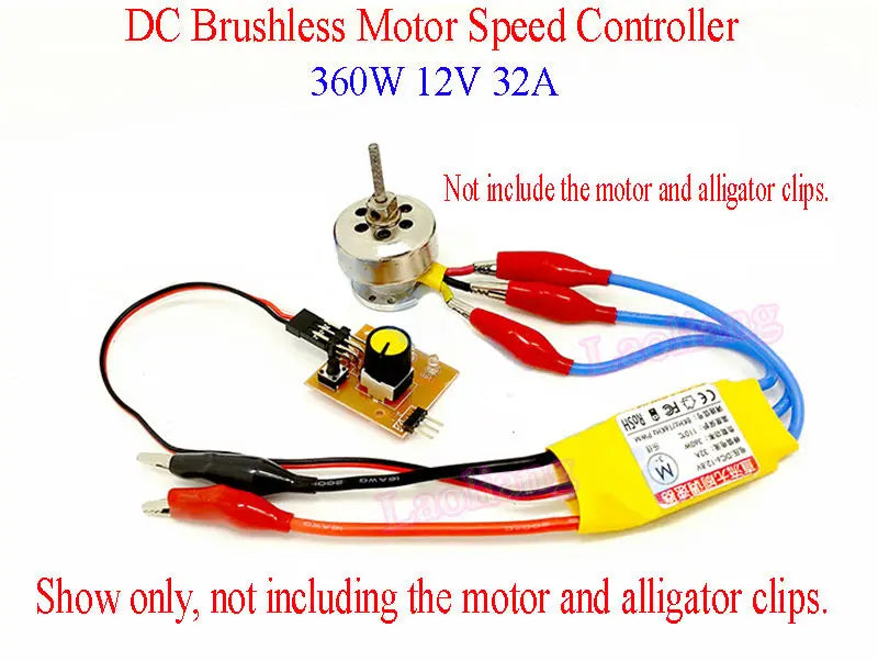 Custom 360W 30A High-Power 12V DC 3-phase Brushless Motor Speed Control PWM Controller Manufacturer