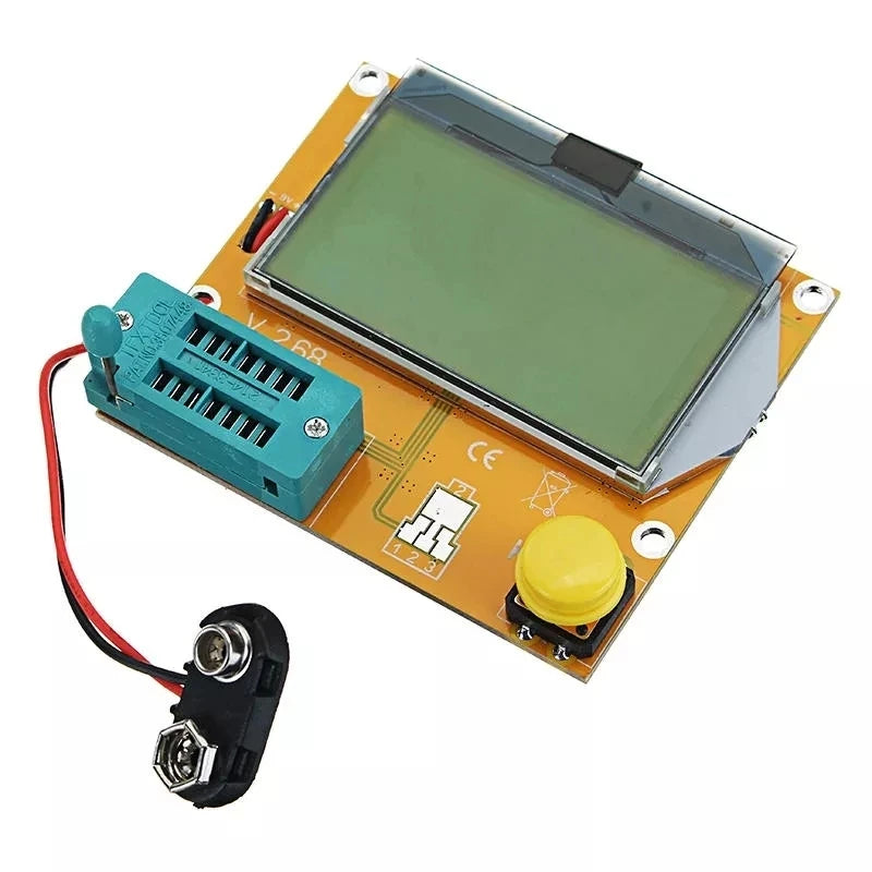 Custom LCR-T4 Mega328 Transistor Tester Diode Triode Capacitance ESR Meter With Shell Manufacturer