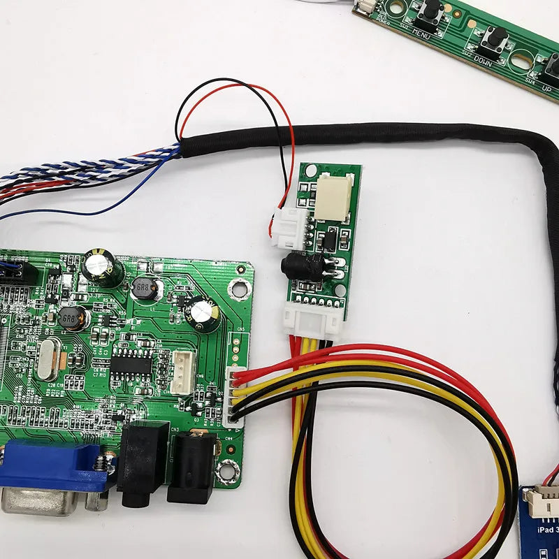 Custom 4K HD LVDS Controller Board for iPad 3 4 9.7' LP097QX1 SPA1 SPAV SPC1 2048x1536 EDP Signal 4 Lanes 51 Pins LCD Display Panel Manufacturer