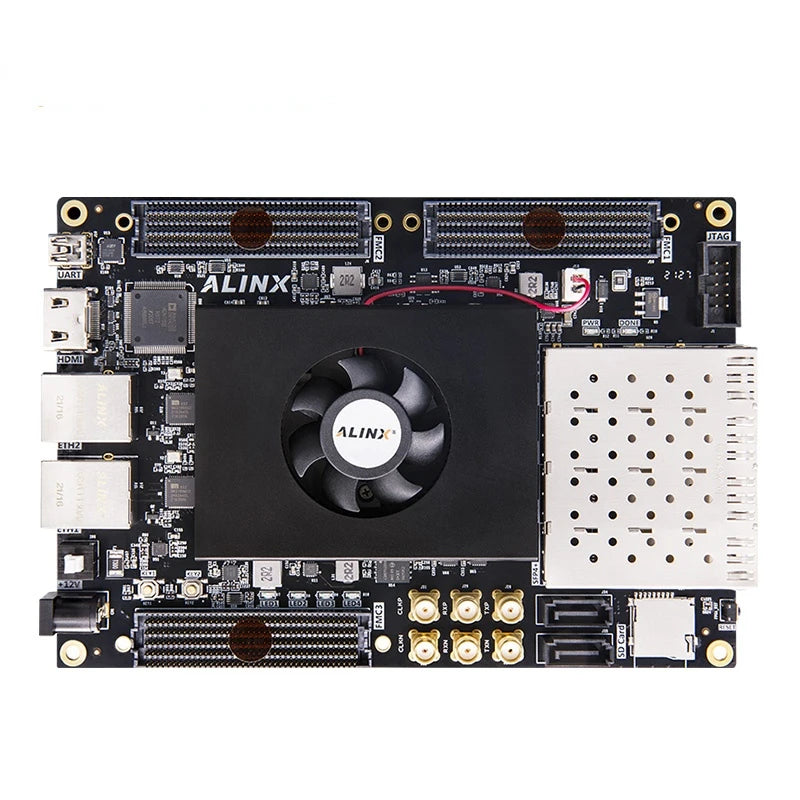 Custom AXKU040: Xilinx Kintex UltraScale XCKU040 FPGA Board Video Processing 4GB DDR4 4x10G SFP Transmission FMC HPC  PCB pcb wif Manufacturer