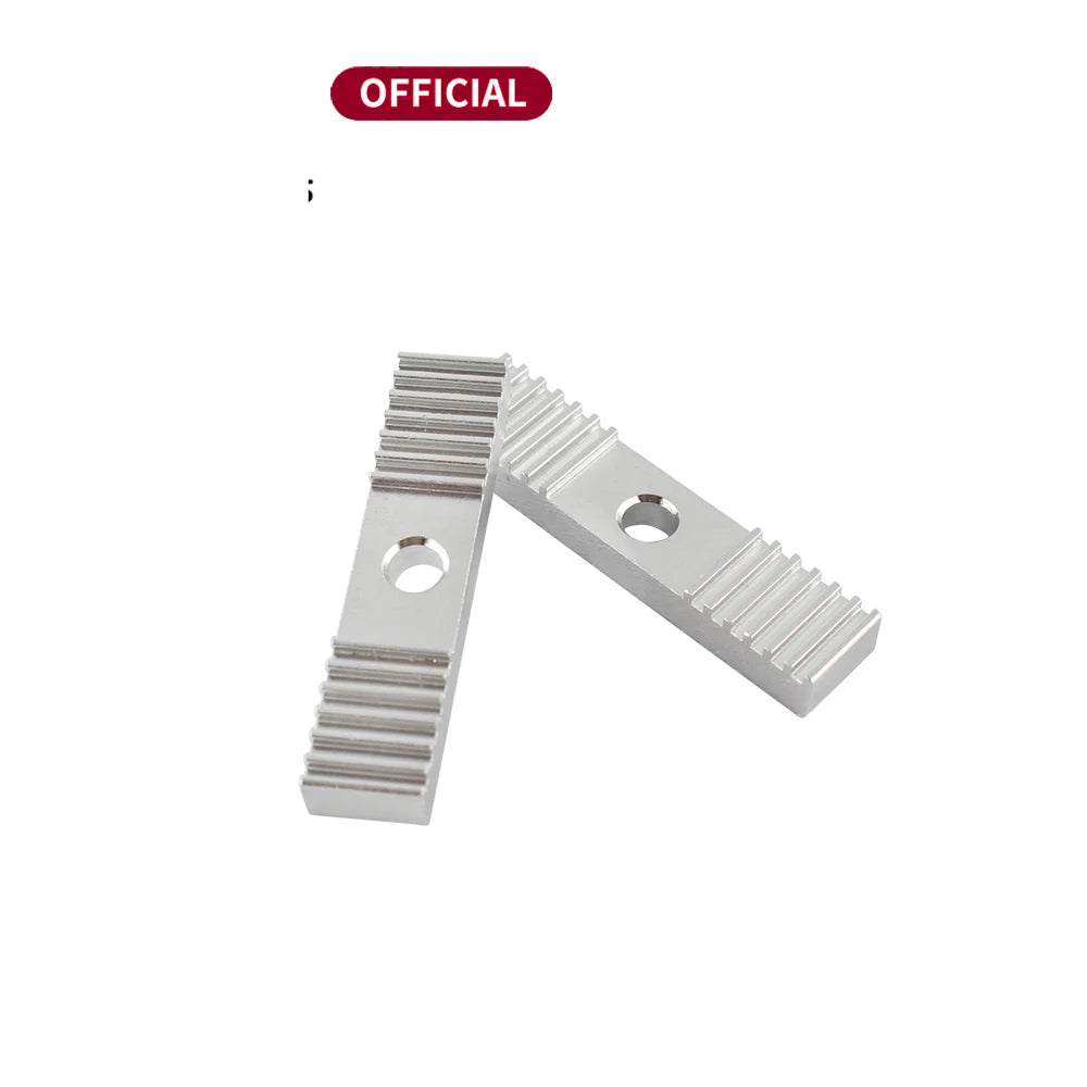 Custom Aluminum Alloy Tooth Pitch 2mm Aluminum Sheet Reprap GT2 Timing Belt Fixing Piece Clamp Fixed Clip 9*40mm CNC For Print Manufacturer