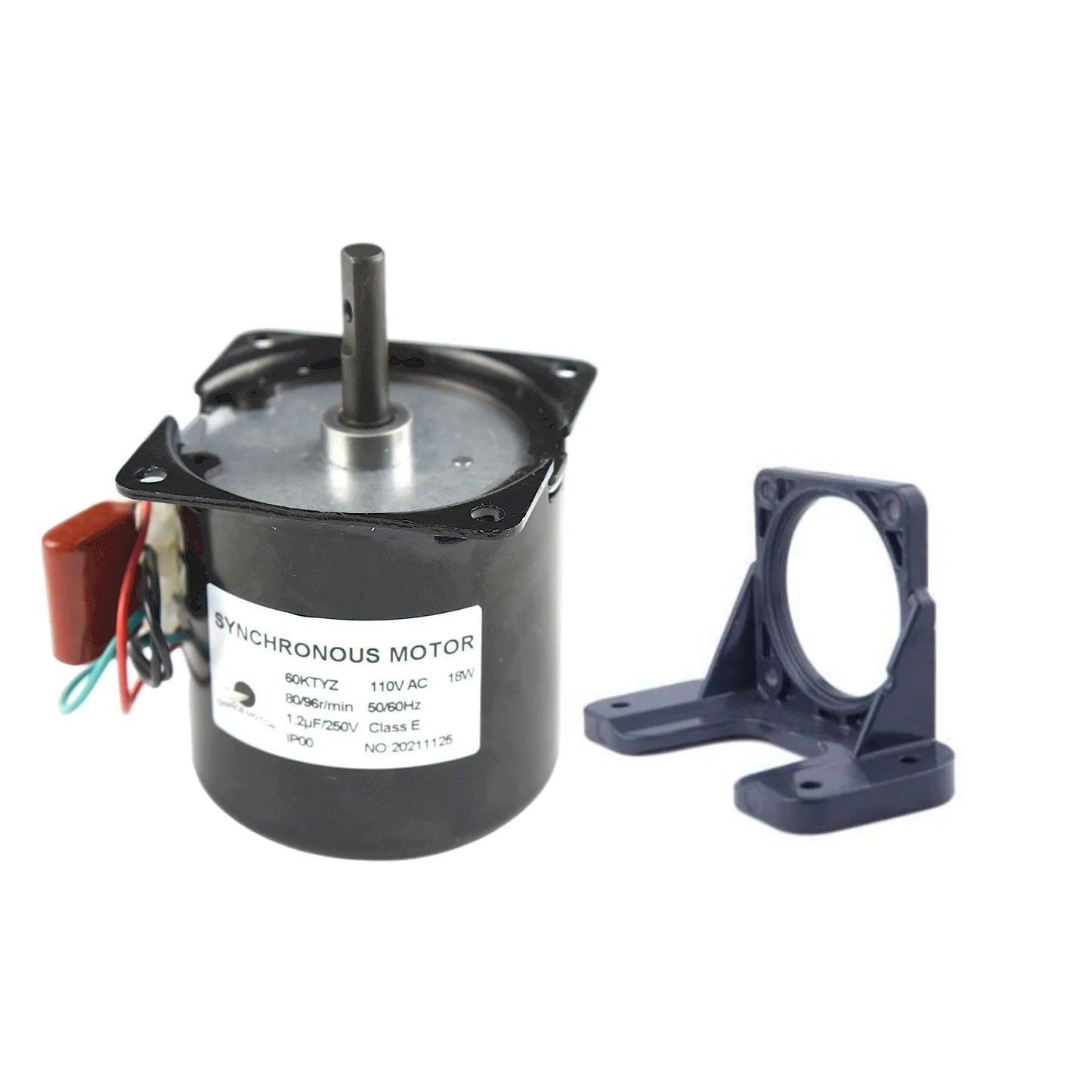 Custom Synchronous Reduction Motor Reversible 60KTYZ 110V 80/96RPM CW/CCW Metal Geared for Rotisserie Turntable Manufacturer