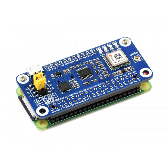 MAX-M8Q GNSS HAT for Raspberry Pi, Multi-constellation Receiver Support GPS Beidou Galileo GLONASS Custom PCB auto brush pcba customize