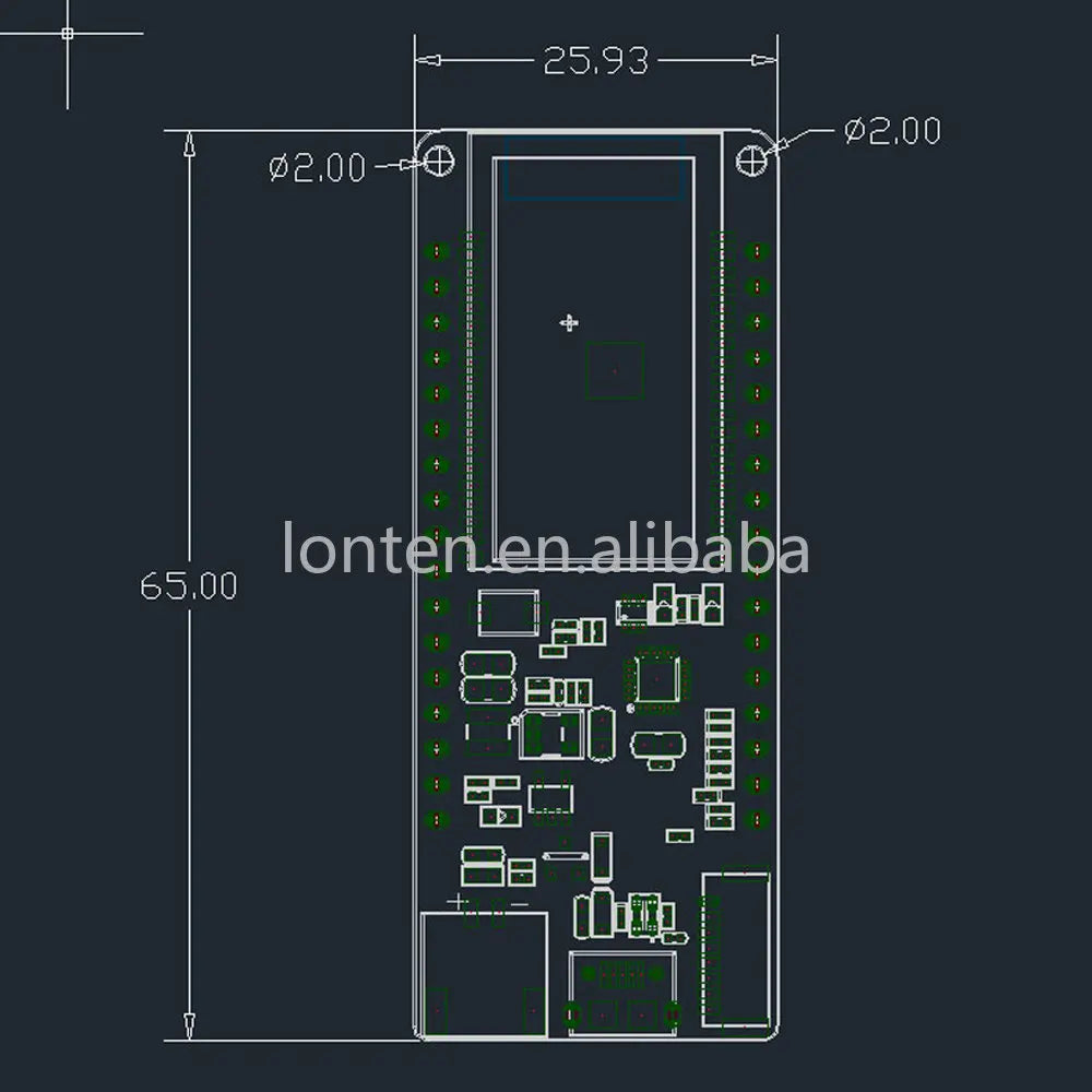 Custom TTGO T8 V1.8 ESP32 - WROVER 8MB PSRAM TF CARD WiFi BT Expand Module Development Board 32-bit LX6 Microprocessor Manufacturer