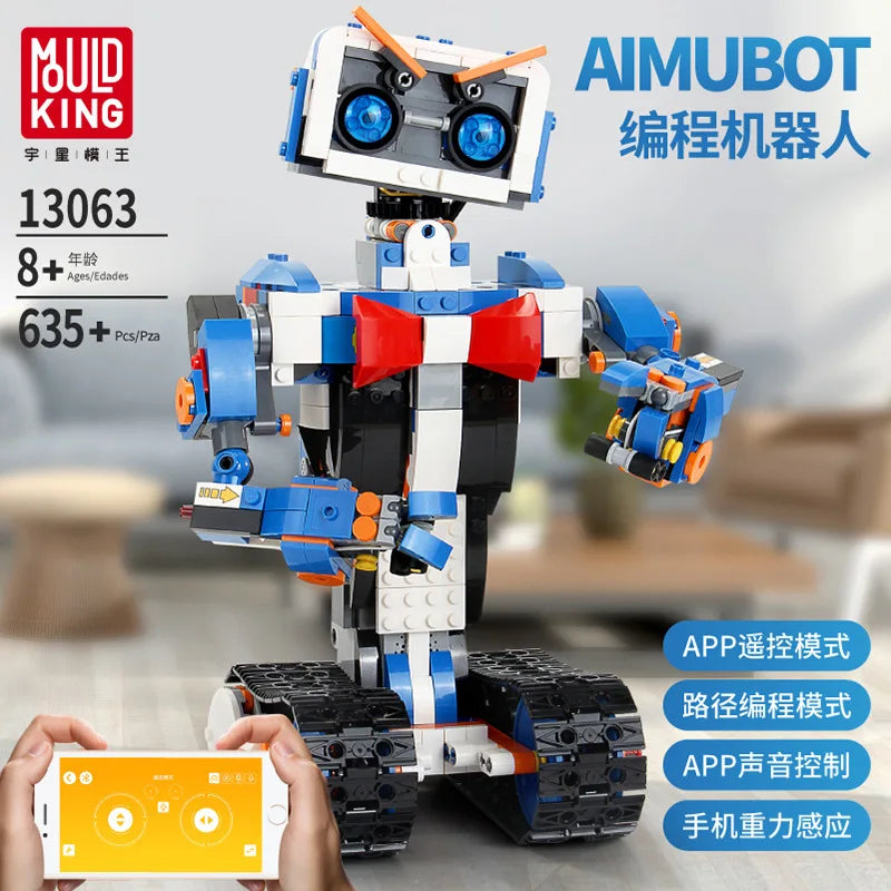 Custom Programming Robot Children's Fun Educational Building Blocks Remote Control Building Block Toy Boy Gift Manufacturer