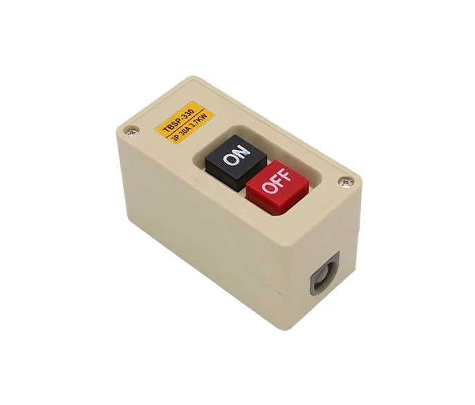 Custom Lonten New TBSP-330 3 Phase ON/OFF Lock Tend Push Button Switch Station 3.7Kw 30A For Textile Machinery Manufacturer