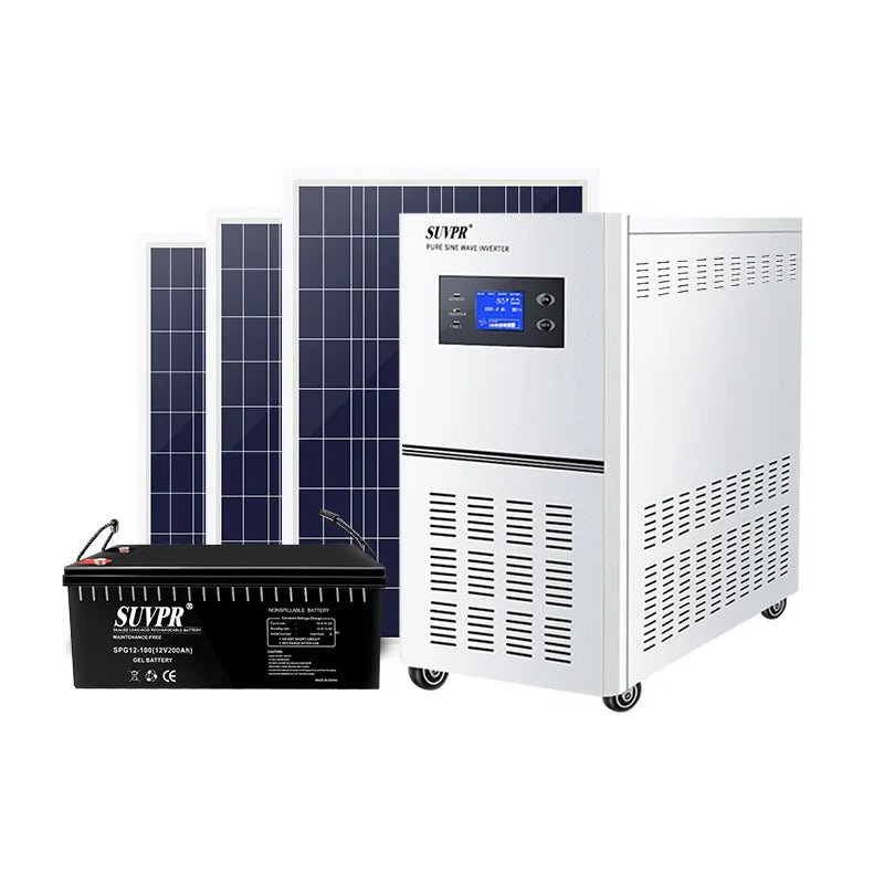 Custom Solar power generation system household 220v3000W photovoltaic panel outdoor charging off-grid energy storage integrated machine Manufacturer