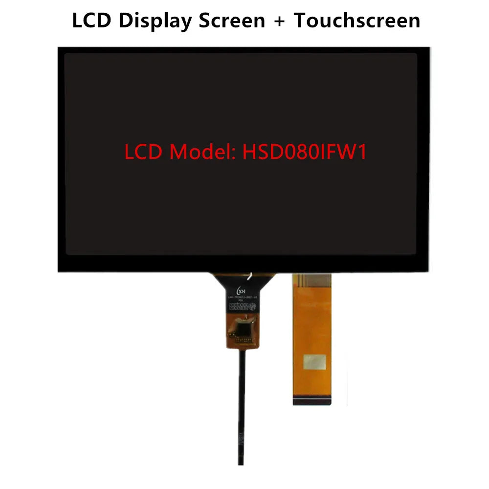 Custom 8 Inch HSD080IFW1 CLAA080NA12CW 73003000742B 40Pin LCD Display Screen Panel Digitizer Touchscreen GT911 For Car Navigation DVD Manufacturer