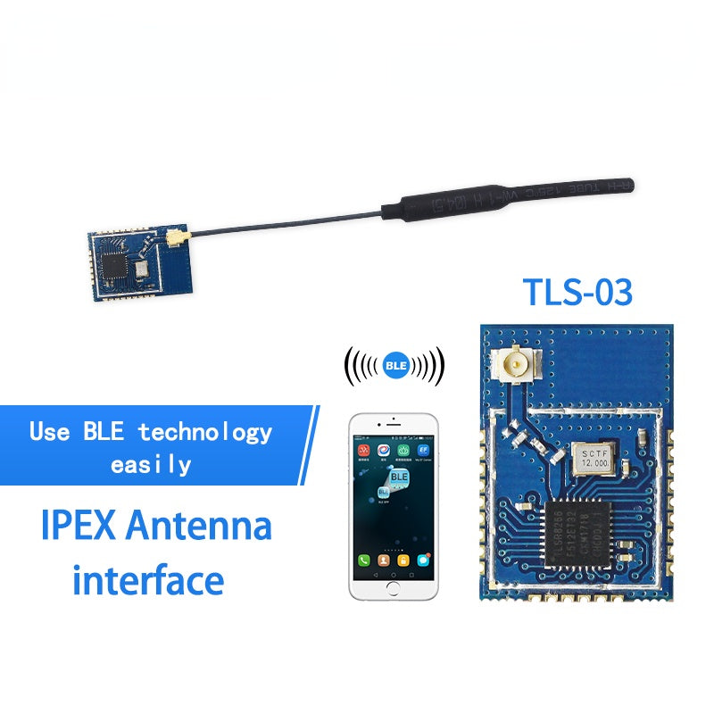 Custom PCB gerber pcba TLS-03 Uart Transceiver  Transparent transmission Module TLSR8266F512 Switching Wireless IPEX Antenna