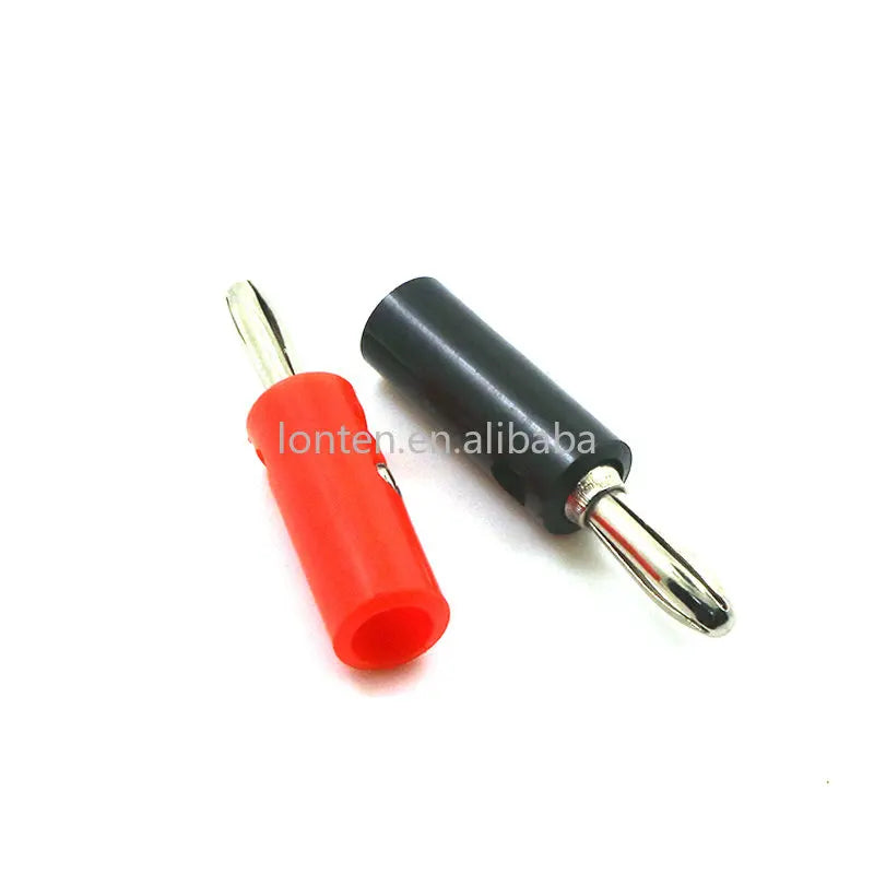 Custom Custom 10pcs Banana Plug 4mm Audio Speaker Wire Cable Screw Type Banana Connector Black Red Green Yellow Green Manufacturer