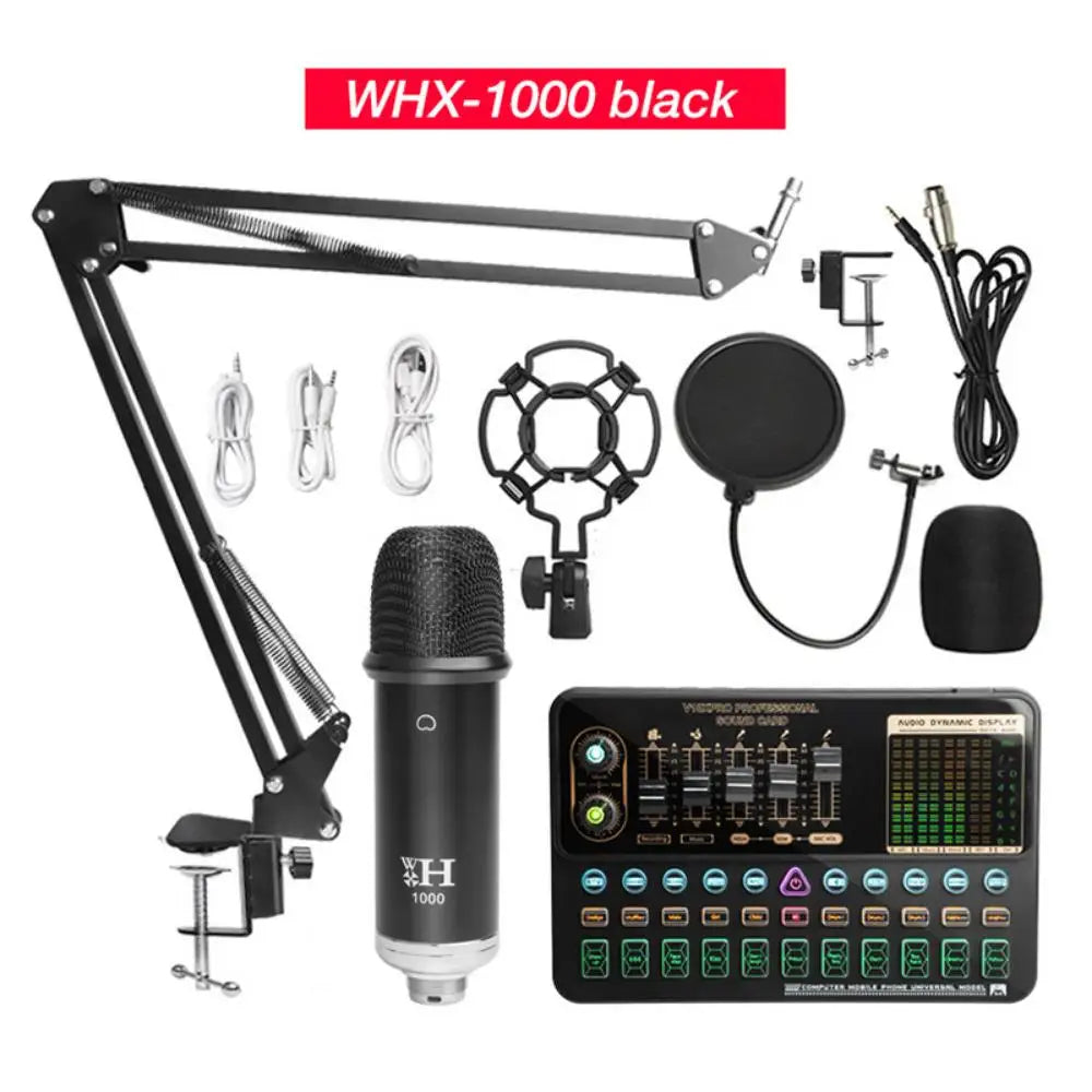 Custom LT V10XPro Sound Card Studio Mixer Singing Noise Reduction Microphone Voice BM800 Live Broadcast Phone Computer Record V10X Pro Manufacturer