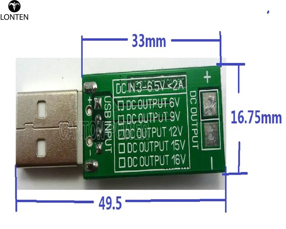 Custom TB376 USB DC 5V to 12V DC-DC Boost Converter Step Up Module for Monitor Camera LED DVR Manufacturer