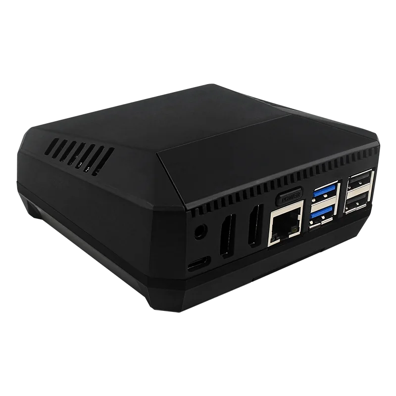 Argon ONE V3 M.2 NVMe PCIe Expansion Board (Only) with Built-in Aluminum Heatsinks for Raspberry Pi 5 Boot From M.2 NVMe Drive