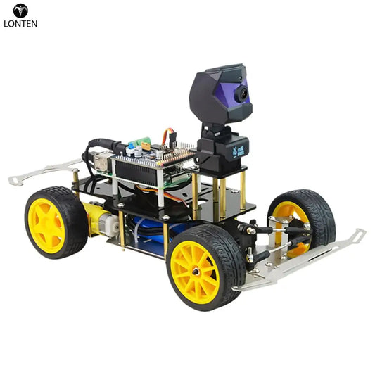 Custom Lonten High Tech Car Smart AI Line Follower Robot Opensource DIY Self Driving Platform Programmable Toys Manufacturer