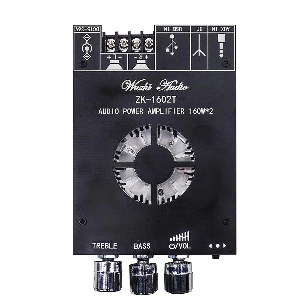 Custom LT-ZK-1602T 160W * 2 high bass adjustment BT audio power amplifier board module dual channel stereo tda7498E Manufacturer