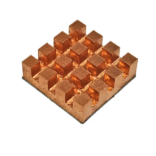 Custom Pure Copper Mini Heat Sink Memory RAM Adhesive Back  Cooling For VGA DDR MOS GPU IC Chipset Radiator Cooler Heatsink 13x13x4mm Manufacturer