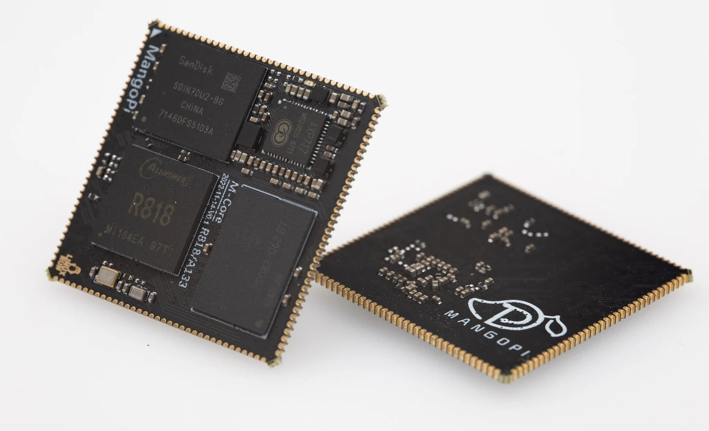 Custom  PCBA Mango Pi mCore-R818 A133 Allwinner Stamp Hole Ultra Small Core Board 2G+16G 4G+32G Android 10Manufacturer