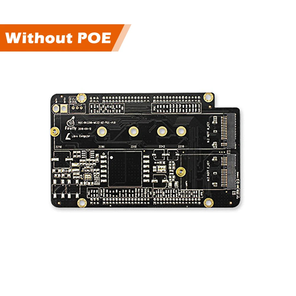 Custom PCBA ROC - RK3399 - MEZZ - M2 - POE expansion board Development Boards Manufacturer