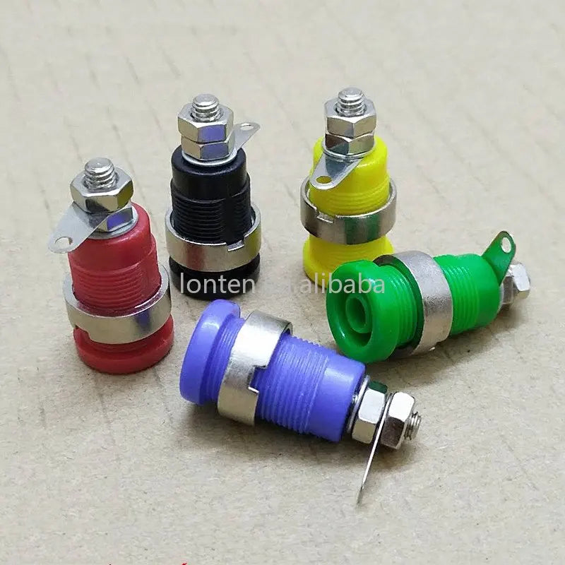 Custom Custom 10PCS 4MM Binding Post Multimeter instrument Banana Socket High-voltage sheathed terminal Test Probe connector Manufacturer