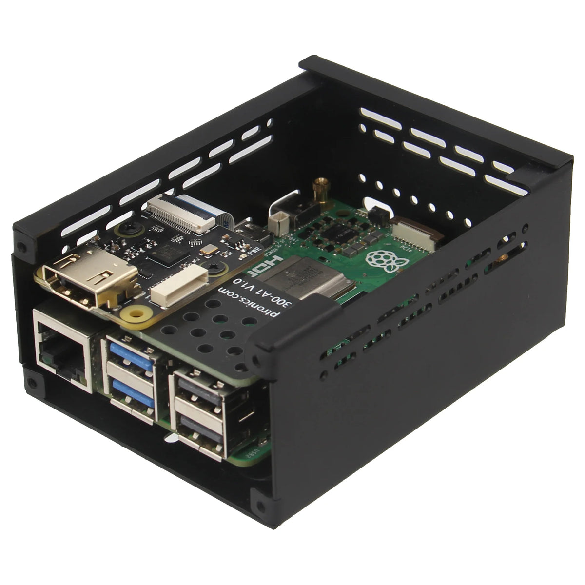 Geekwrom X1300-C1 Metal Case for Raspberry Pi 5 & X1300
