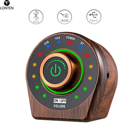 Custom Lonten TPA3116 Class D wireless 5.0 HIFI 2x50W Passive Stereo Amplifier Support 3.5mm AUX BT Type-C Play mini Speaker amp Manufacturer