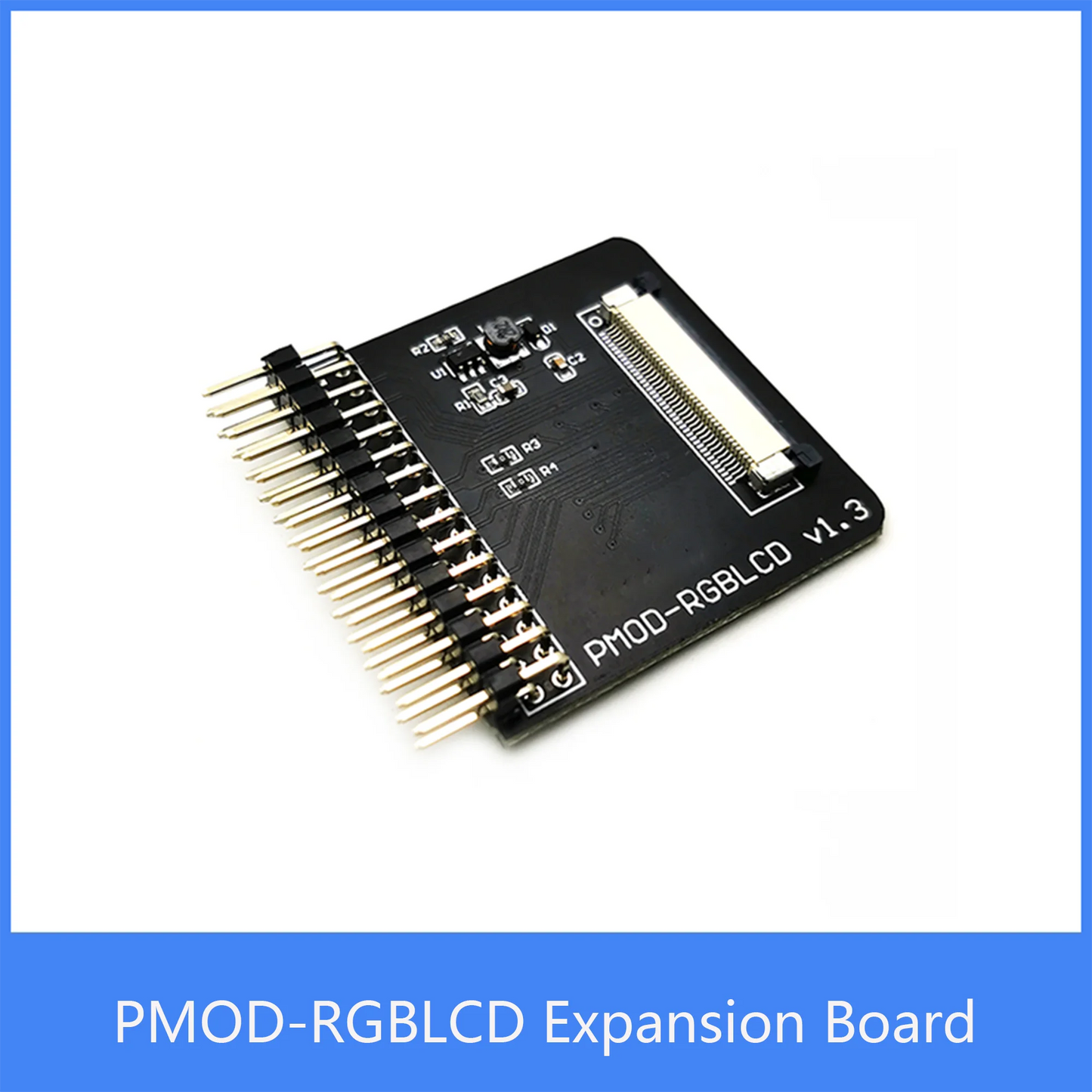 Custom PMOD-RGBLCD Expansion Board iCESugar FPGA Expansion Module Standard PMOD Interface 4.3 inch TFT LCD 480*272 resolution RGB565 Manufacturer