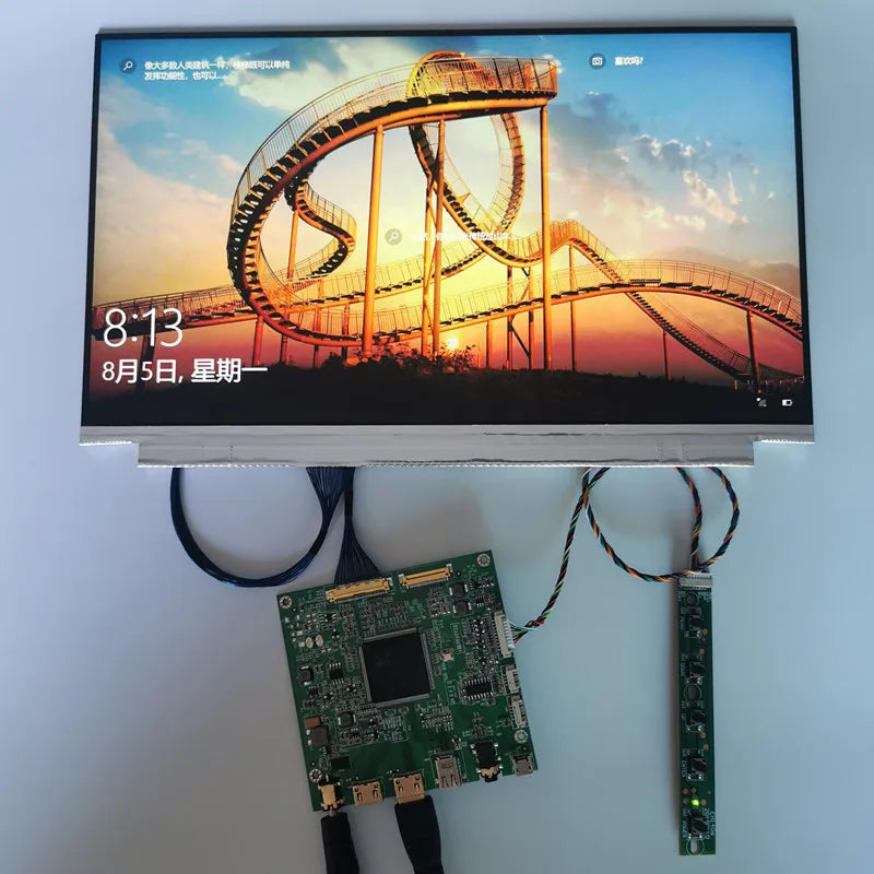 Custom DP+2mini HD+Audio LCD driver board+13.3 inch LCD panel LP133UD1 SPA1 3840 * 2160 4K LCD DYI kits for Raspberry Pi 3B 2 Manufacturer