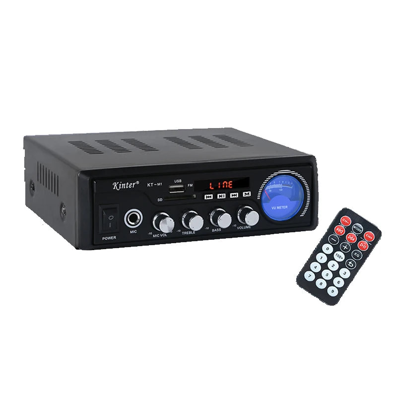 Custom 2*60W  FM Mp3 Player Audio Power AMP Class D Digital Mp3 Decoder Home Car Amplifier AC90-240V Equalizer pcb assembly Manufacturer