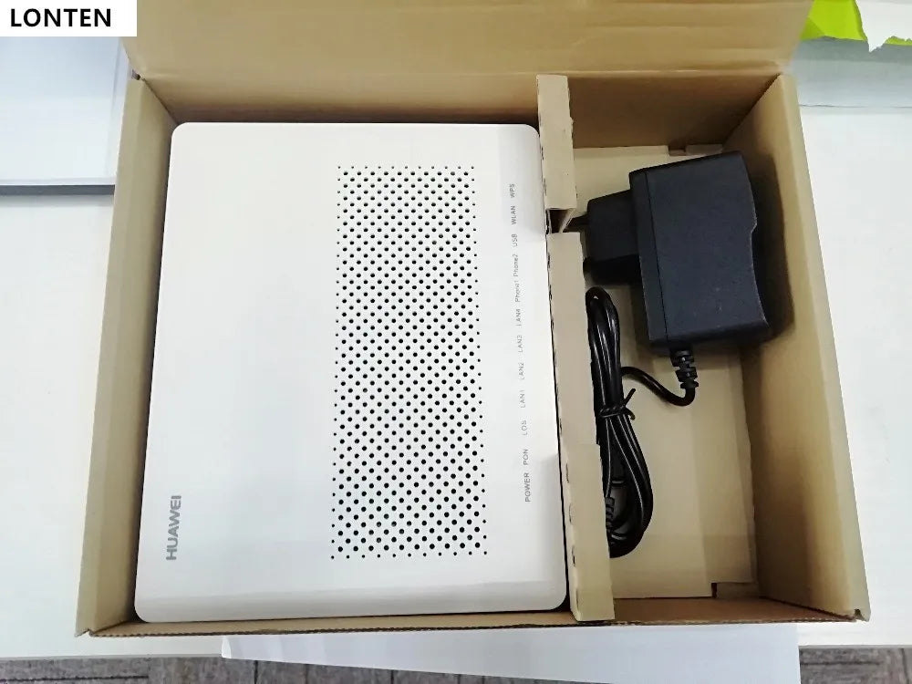 Custom Original HG8346R wireless Epon Terminal wireless with 4FE+2Phone+wifi+1USB HGU 8347R EPON ONT ONU English Firmware Manufacturer