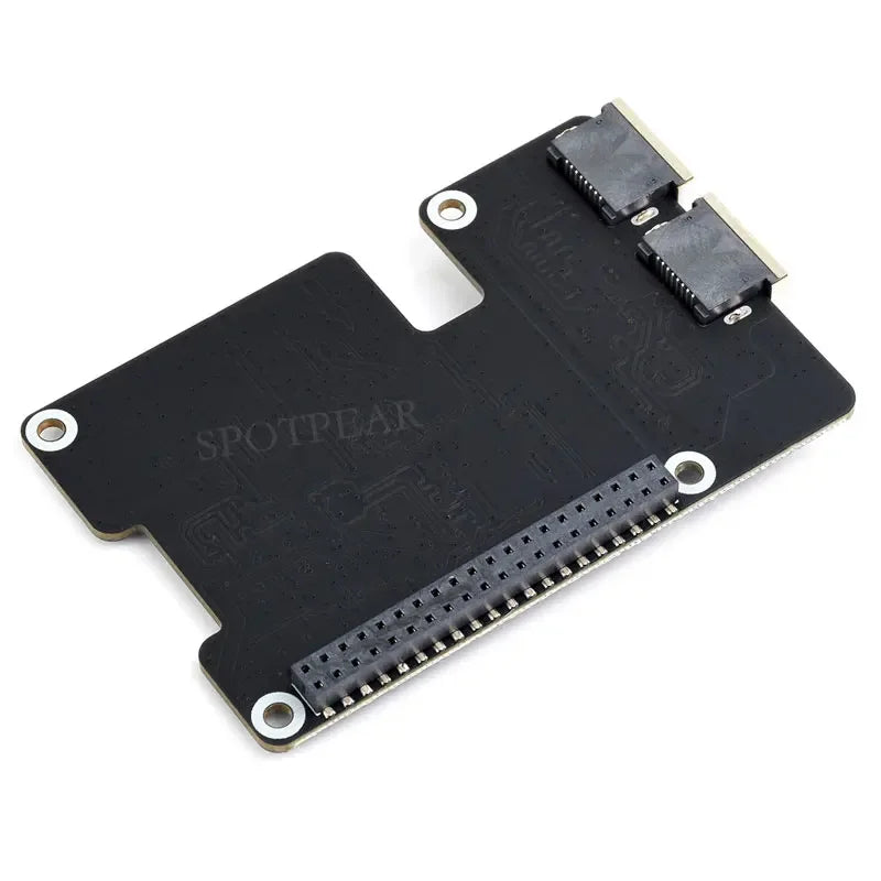 Custom Raspberry Pi 5 PCIe to Dual 2.5G Ethernet Adapter Board-Driver-Free Plug and Play