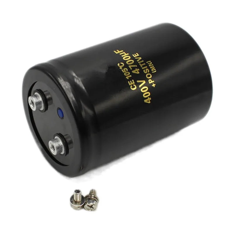 Custom 1/PCS 400V4700UF 76*105MM 4700UF 400V Bolt/Screw Foot Audio Filter Electrolytic Capacitor 105C Manufacturer