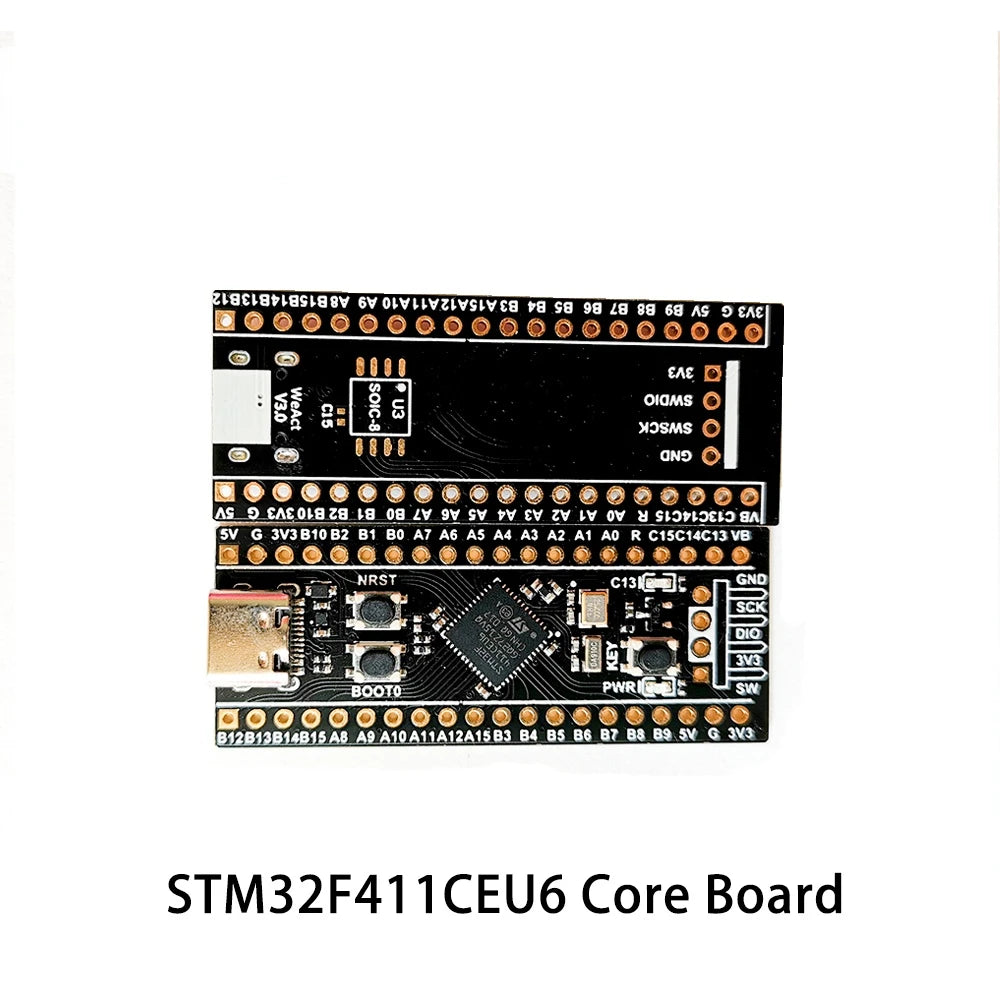 Custom WeAct STM32F411CEU6  STM32F411 STM32F4 V3.1 Learning Board Micropython PYBoard  BlackPill Development 512KB Flash 128KB Manufacturer