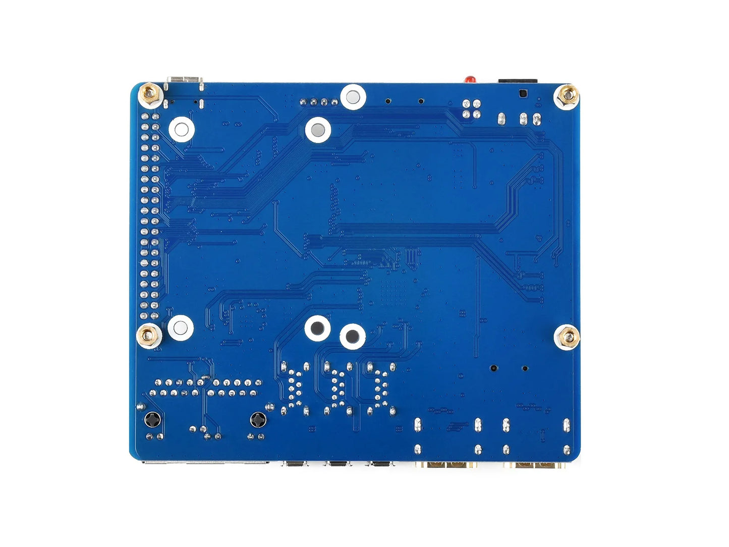 Custom Waveshare Dual Gigabit Ethernet Base Board Designed for Raspberry Pi Compute Module 4, Powerful Ethernet Capability Manufacturer