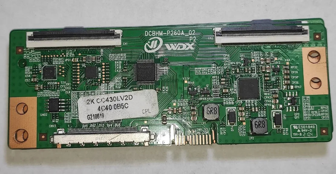 Custom Pcba lcd tv t-con  CC430LV1D  CC430LV2D  2K  LVDS Interface  logic board Manufacturer