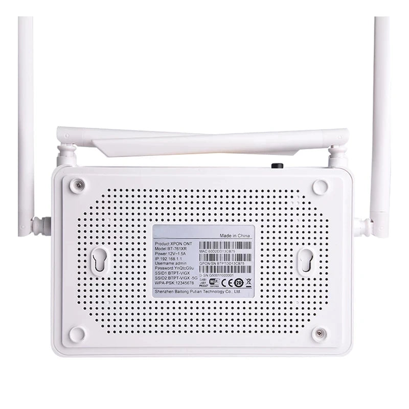 Custom FTTH Equipment Fiber Optical Modem 4Ge 2 Voip 2.4G 5G Usb Dual Band 5Dbi Wifi Ac Router Manufacturer