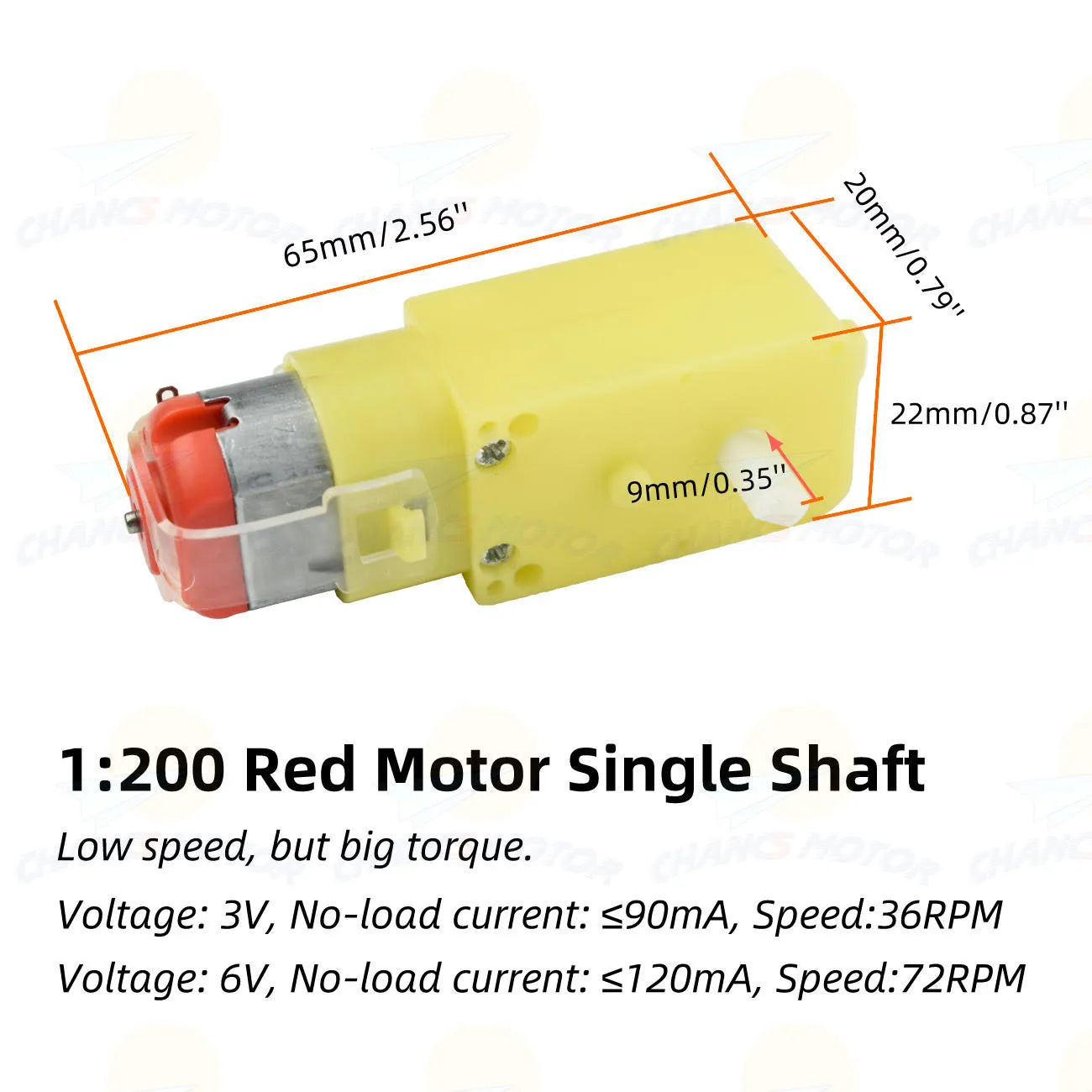 Custom Hobby Motor DC Motor Gear 1:200 3V 36RPM 6V 72RPM Gear Motor For Diy Kit Wheels Drive for Robotic Vehicle DIY Beginners Manufacturer