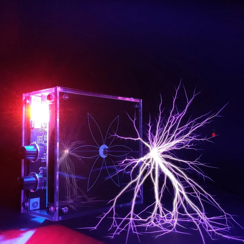 Custom Music Tesla coil high frequency and high voltage generator magnetic storm coil palm arc touchable lightning Manufacturer