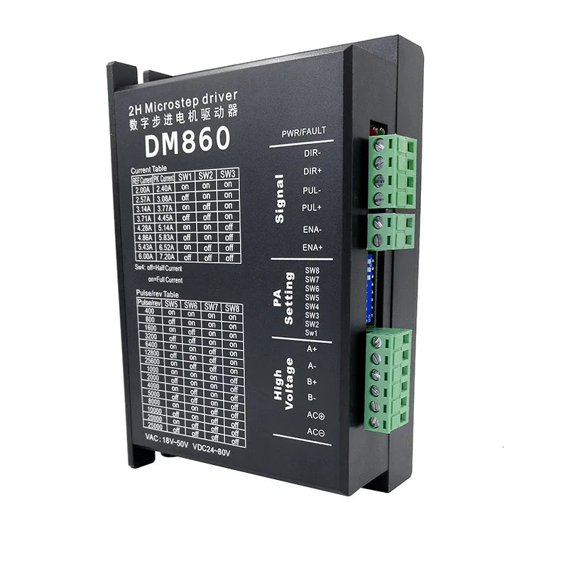 Custom DM860 stepper motor driver controller micro step motor brushless DC motor shell for 57 86 stepper motor Nema23 Nema34 Manufacturer