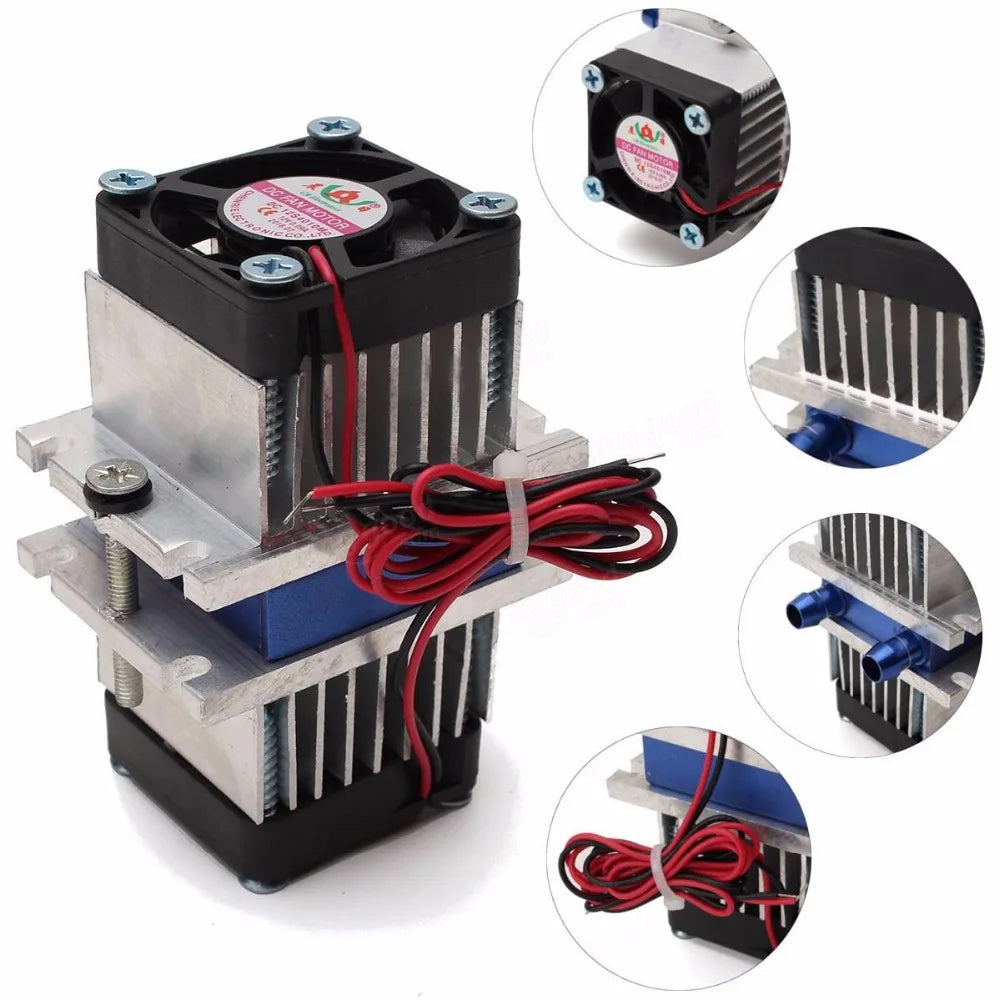 Custom DIY Thermoelectric Peltier Refrigeration Cooling System + Fan Kit Module Manufacturer