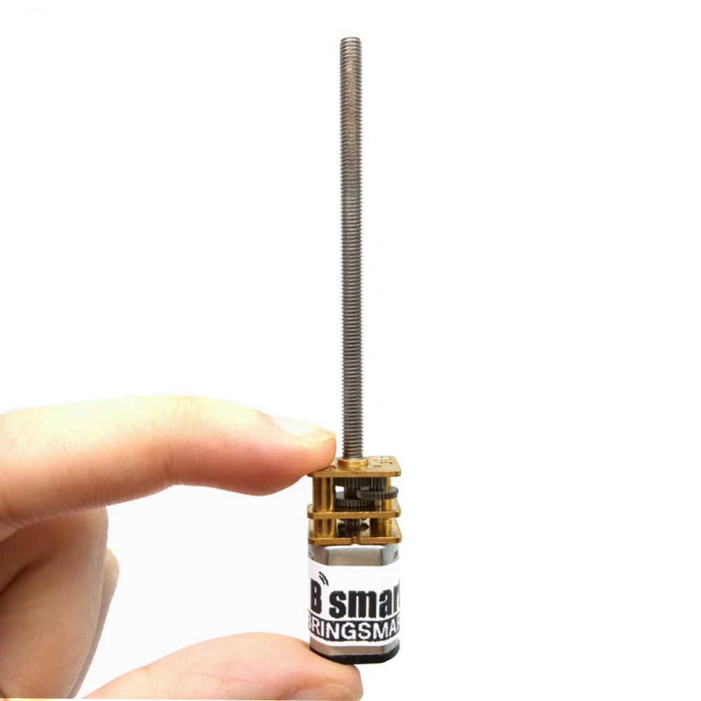 Custom N20 M3 Screw 55mm Long Threaded Shaft 3V 6V 12v Gear Motor 15-600RPM Mini Electric Motor Reversed for DIY Engine Manufacturer