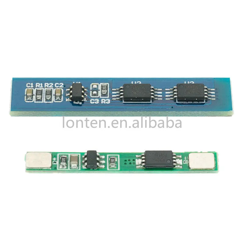 Custom 100PCS 1S 3.7V 3A /2S 3A li-ion BMS PCM battery protection board pcm for 18650 lithium ion li battery Manufacturer