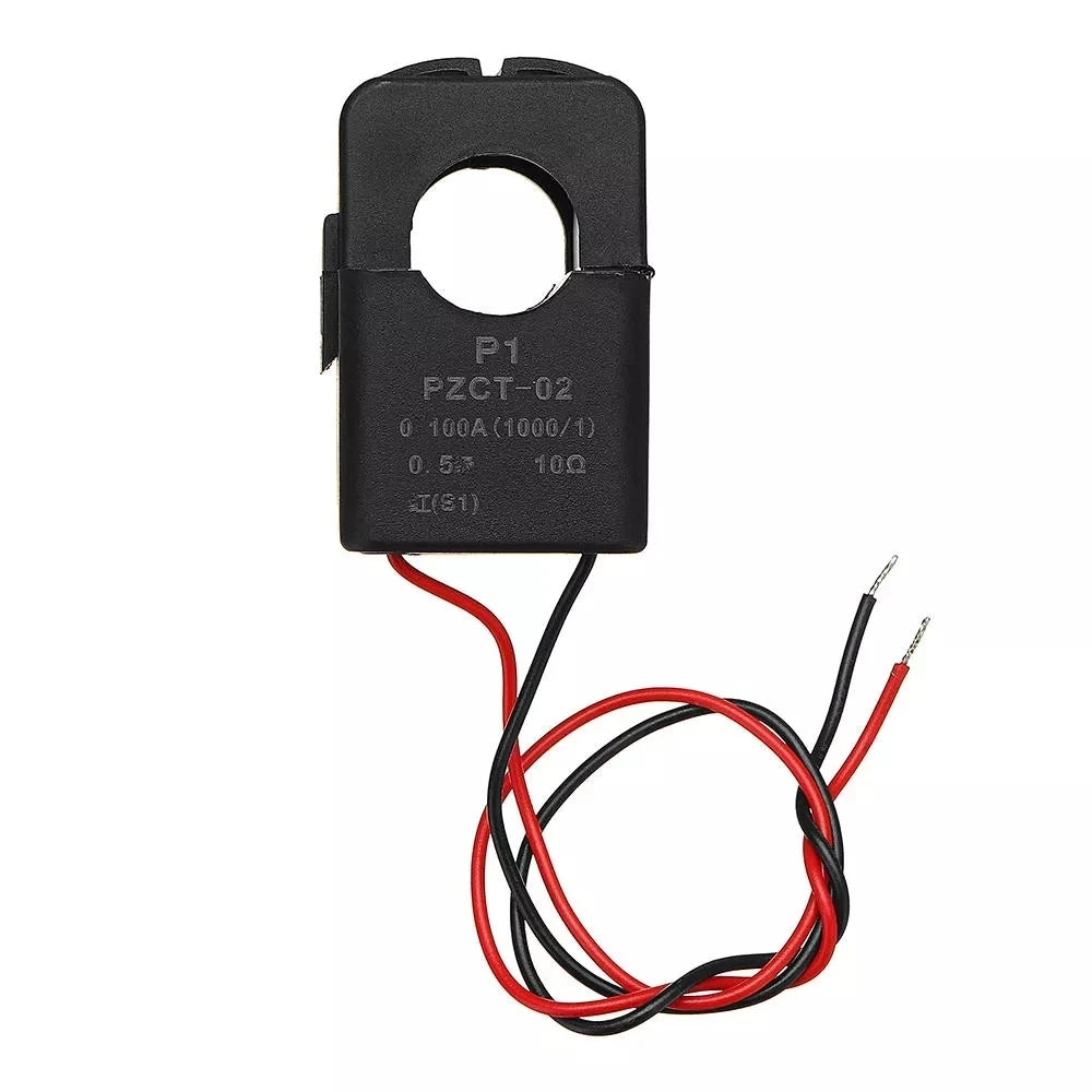 Custom PZEM-022 Open and Close CT 100A AC Digital Display Power Monitor Meter Voltmeter Ammeter Frequency Current Voltage Factor Meter Manufacturer