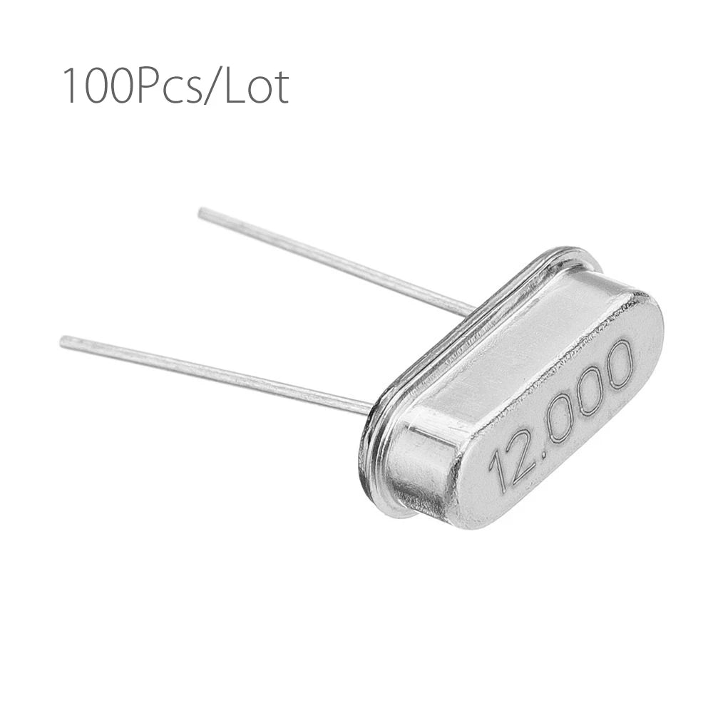 Custom 100Pcs/Lot HC-49S 12MHz 12M Mini Passive Resonator Quartz Crystal Oscillator Module Manufacturer