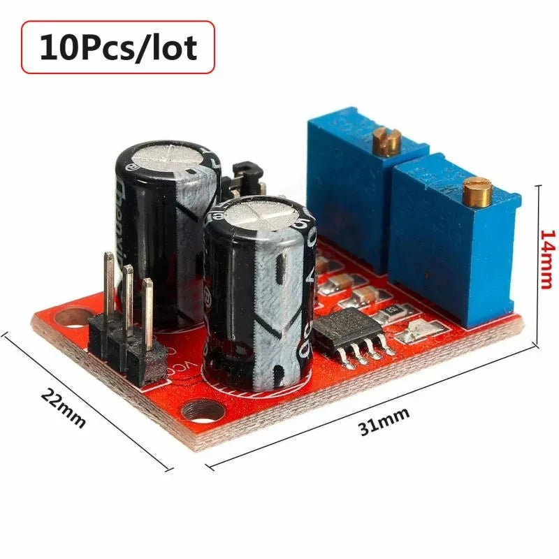 Custom 10Pcs/lot NE555 Pulse Frequency Duty Cycle Adjustable Module Square Wave Signal Generator 31x22mm Manufacturer