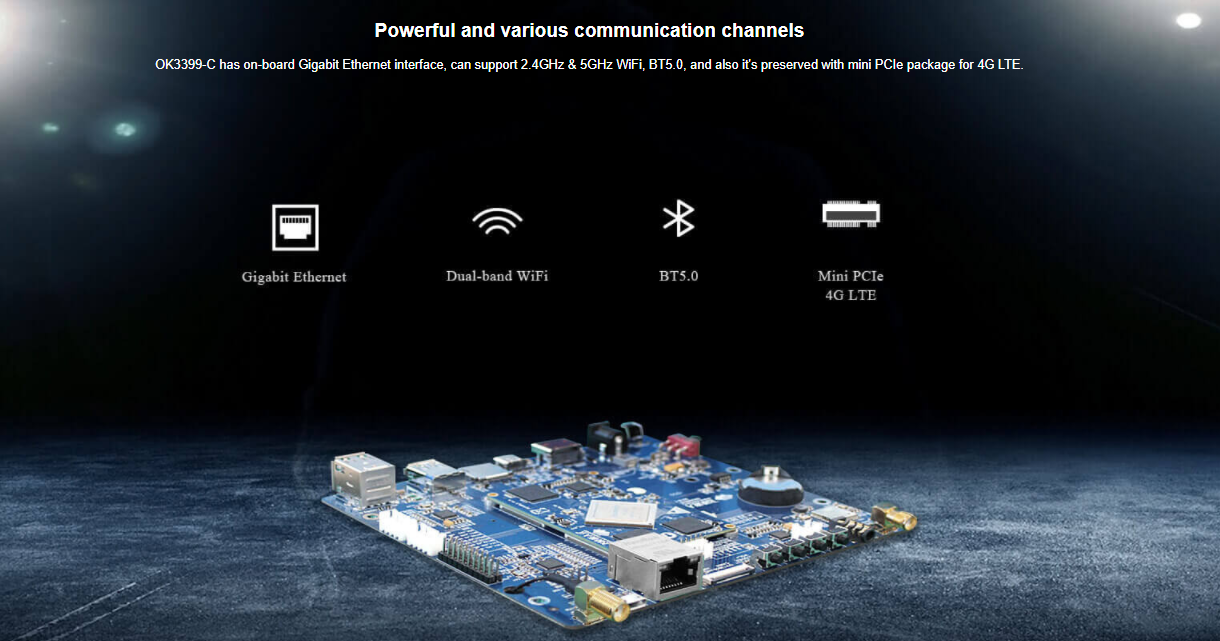 Custom PCB shenzhen pcba manufacture FET3399-C System on Module(Rockchip RK3399 SoC) pcba circuit board macke