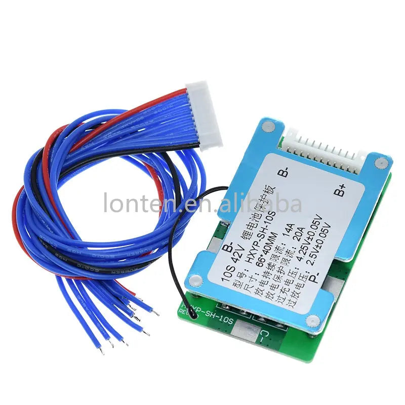 Custom 10S 42V 15S BMS Polymer Cell 18650 Lithium Battery Protection Board With Balance Built-in Temperature Control Manufacturer