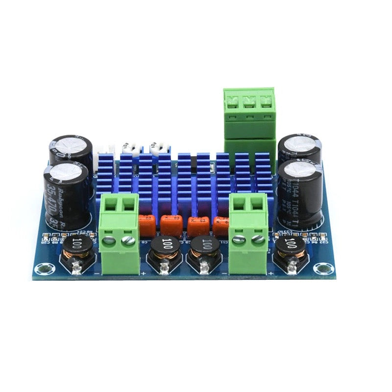 2*120W TPA3116D2 High Power Digital HiFi Power Amplifier Board Chassis Dedicated Plug-in Output 2.0 CH Stereo amp pcb assembly Customize