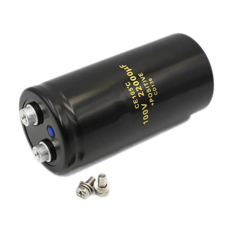 Custom 1/PCS 100V22000UF 50*80MM 22000UF 100V Aluminum Screw Audio Filtering Electrolytic Capacitor CD136 Manufacturer