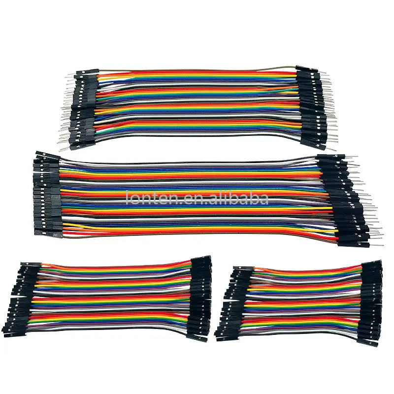 Custom Dupont Cable 10cm/20CM/30CM 2.54mm Spacing Male to Male, Male to Female, Female to Female Jumper Wire Dupont Line Manufacturer